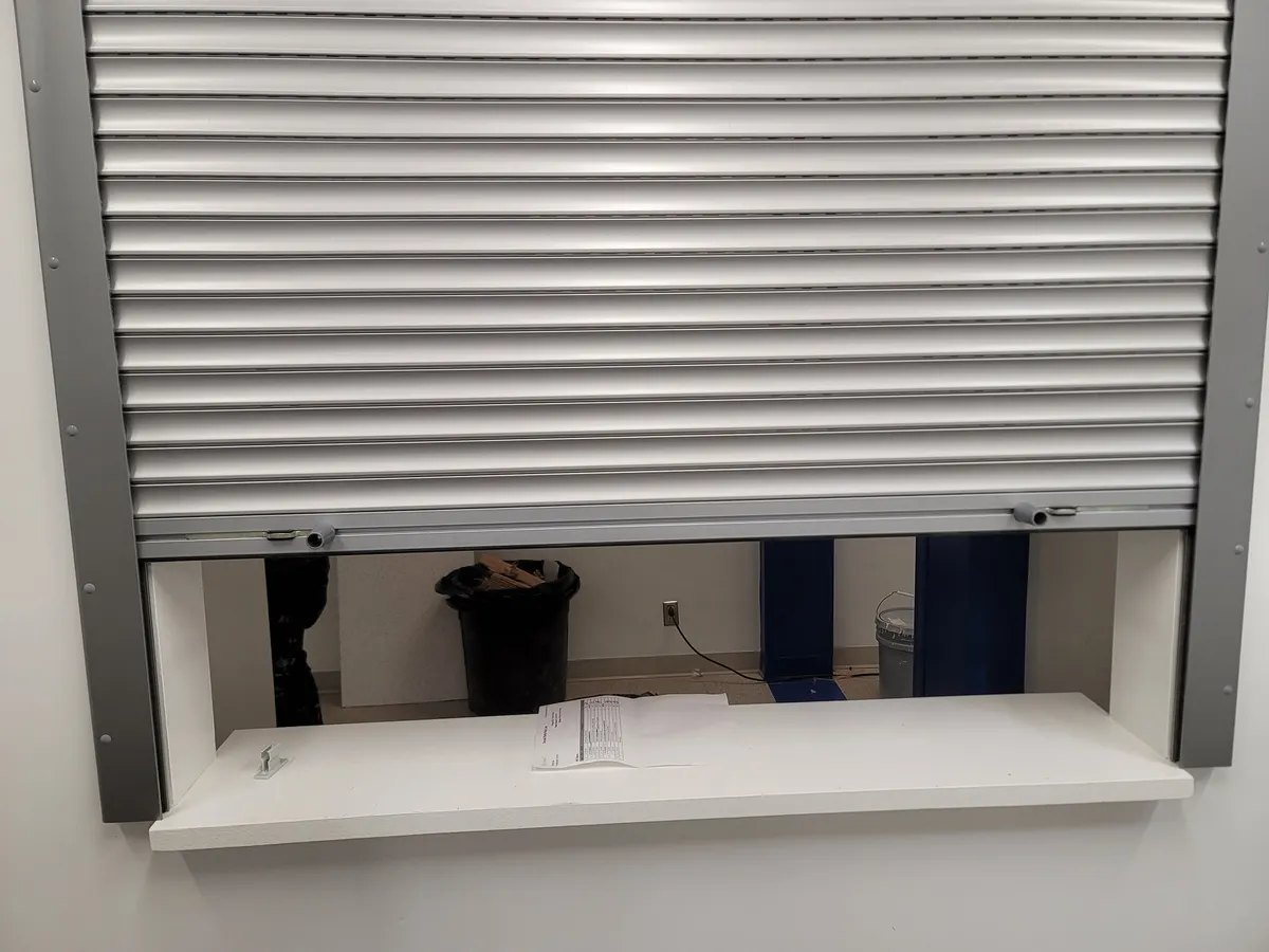 Pass-through with the shutter halfway down
